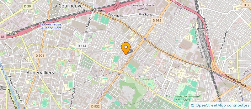 localisation de l'entreprise SCI KHAN  AUBERVILLIERS