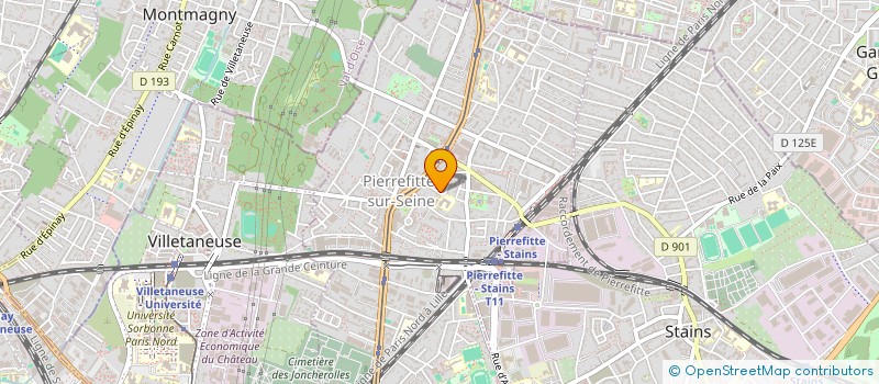 localisation de l'entreprise SCI KHAN QAMAR à PIERREFITTE-SUR-SEINE