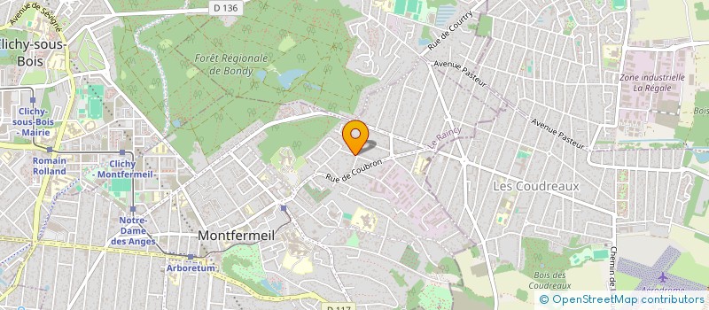 localisation de l'entreprise SCI KHARLT à MONTFERMEIL