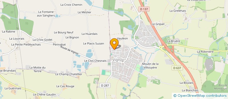 localisation de l'entreprise SCI KHATIB  VIGNOC