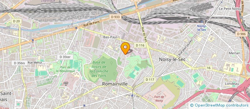 localisation de l'entreprise SCI KHEDIAX  ROMAINVILLE