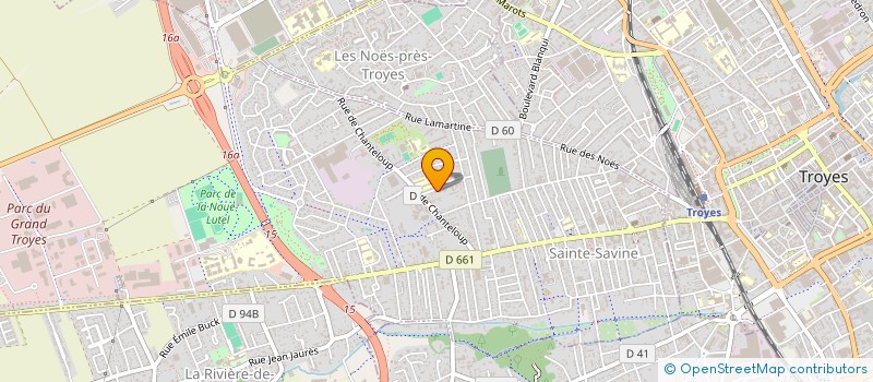 localisation de l'entreprise SCI KHEIR  SAINTE-SAVINE