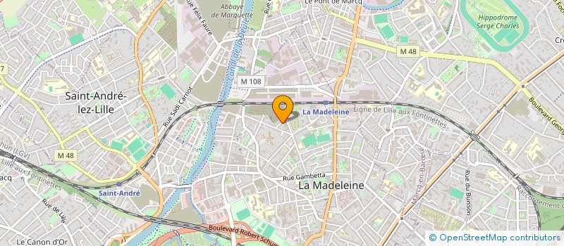 localisation de l'entreprise SCI KHELIFI IMMO à LA MADELEINE