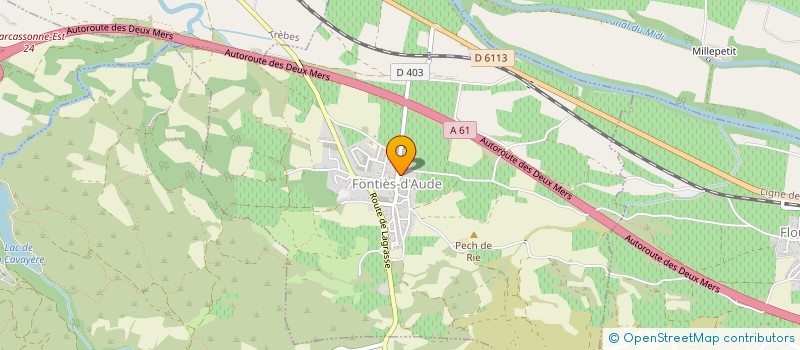 localisation de l'entreprise SCI KHELLOU HABITAT  TREBES