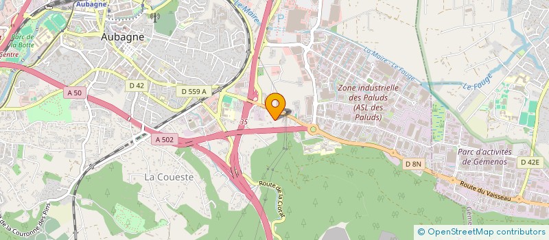 localisation de l'entreprise SCI KHEMIS PERE ET FILS à AUBAGNE