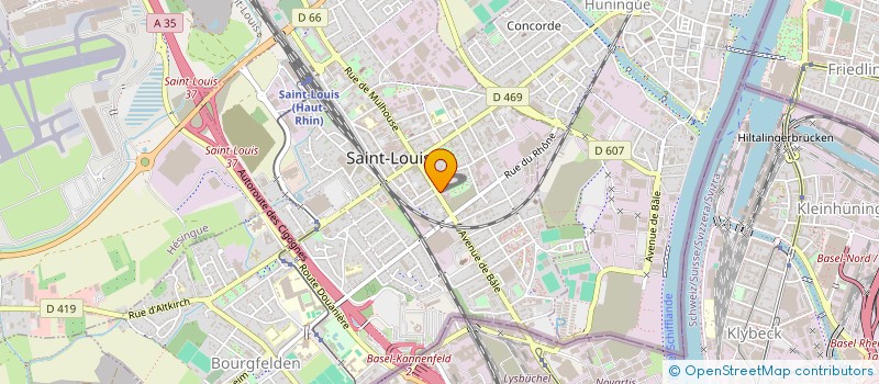 localisation de l'entreprise SCI KHEOPS  SAINT-LOUIS