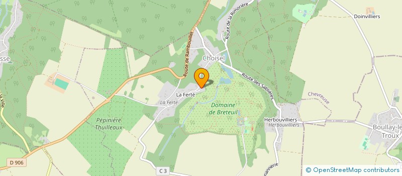 localisation de l'entreprise SCI KHERSSAC  CHOISEL