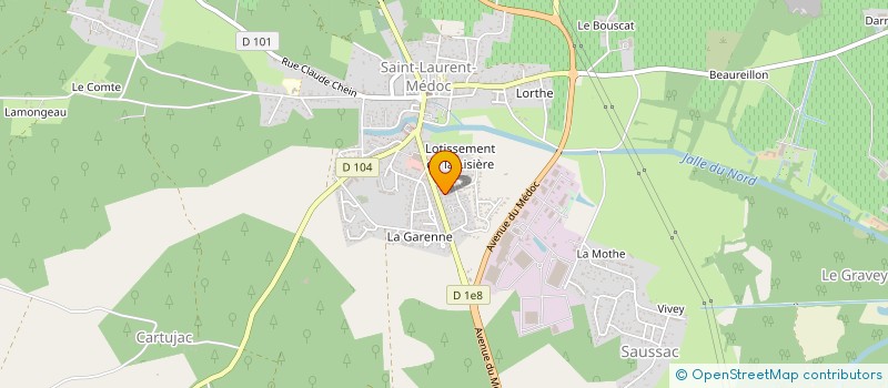 localisation de l'entreprise SCI KHIEU  SAINT-LAURENT-MEDOC