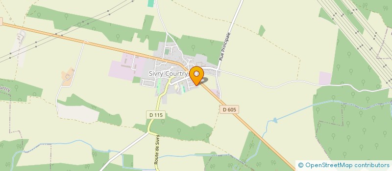 localisation de l'entreprise SCI KHO PIN  SIVRY-COURTRY