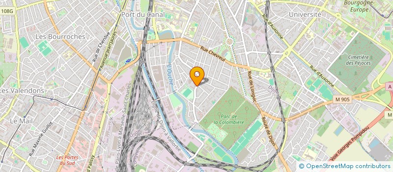 localisation de l'entreprise SCI KHODO à DIJON