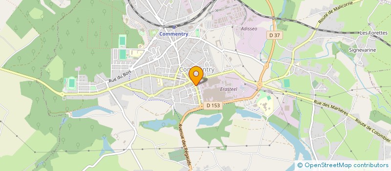 localisation de l'entreprise SCI KHOU COMMENTRY  COMMENTRY