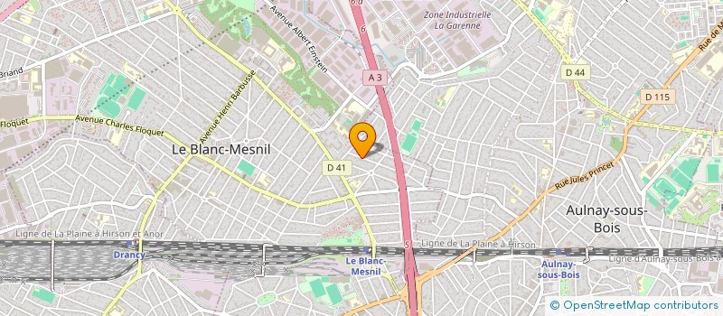 localisation de l'entreprise SCI KHUSHDIPINDER AJIT à LE BLANC-MESNIL