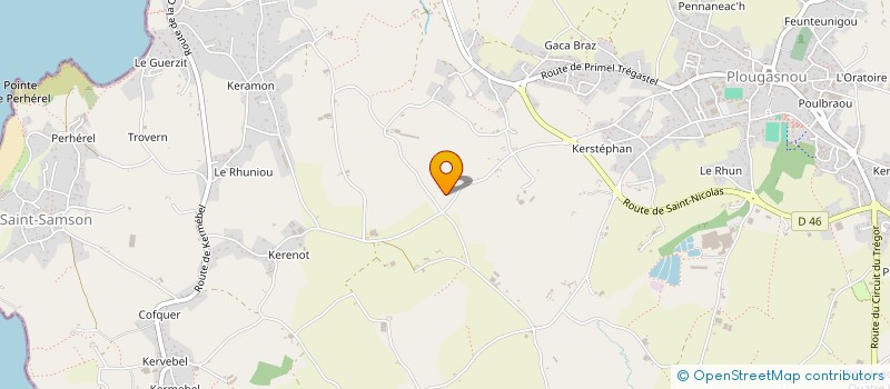 localisation de l'entreprise SCI KI  PLOUGASNOU