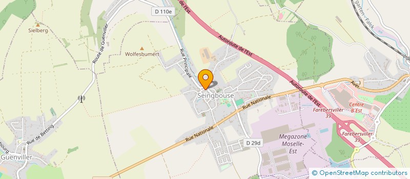 localisation de l'entreprise SCI KIA  SEINGBOUSE