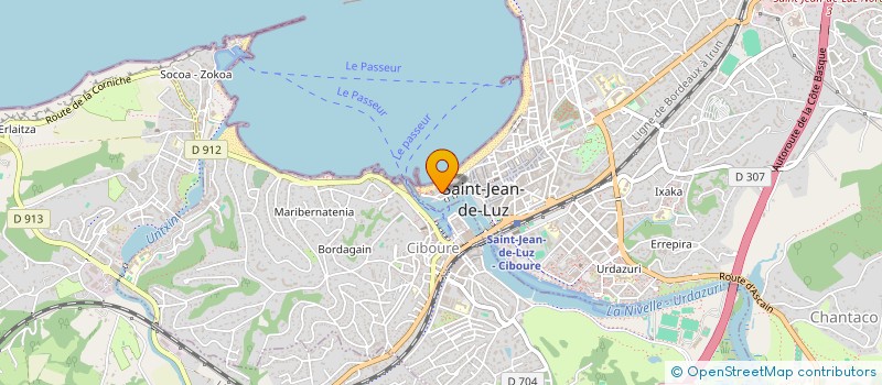 localisation de l'entreprise SCI KIA ORA  SAINT-JEAN-DE-LUZ