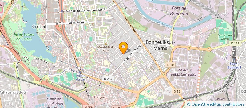 localisation de l'entreprise SCI KIANI à BONNEUIL-SUR-MARNE