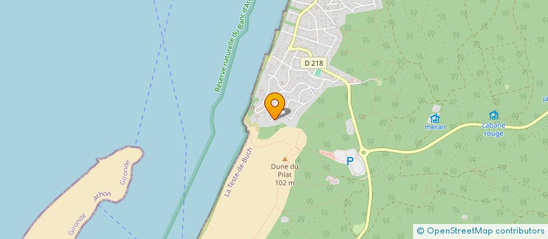 localisation de l'entreprise SCI KIAORA à LA TESTE-DE-BUCH