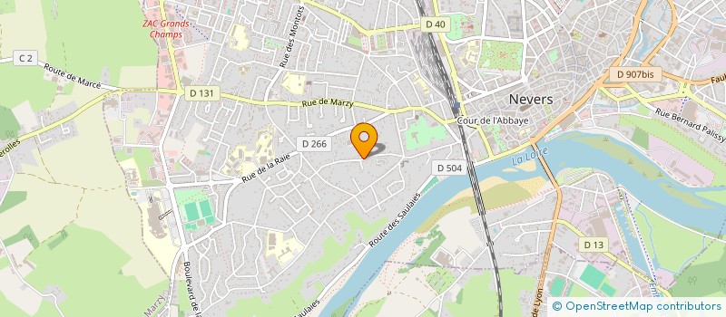 localisation de l'entreprise SCI KIBEREN à NEVERS