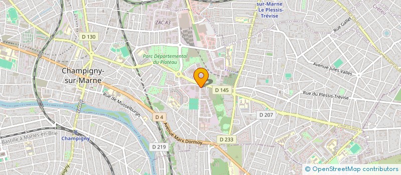 localisation de l'entreprise SCI KIC CHAMPIGNY  CHAMPIGNY-SUR-MARNE