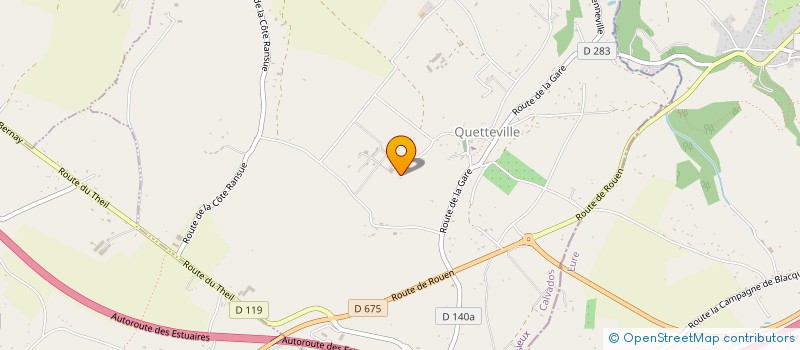 localisation de l'entreprise SCI KICHICHOUNA  QUETTEVILLE