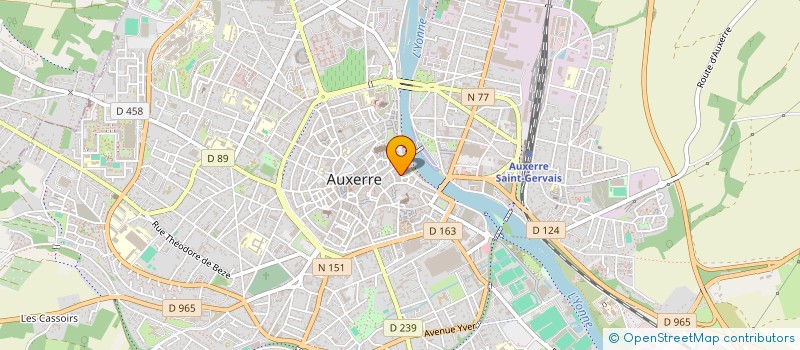 localisation de l'entreprise SCI KICHON à AUXERRE