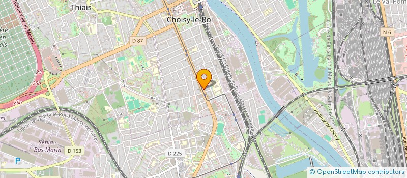 localisation de l'entreprise SCI KICHOU  CHOISY-LE-ROI
