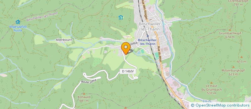 localisation de l'entreprise SCI KICO INVEST  BITSCHWILLER-LES-THANN