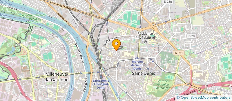localisation de l'entreprise SCI KIDEM'S à SAINT-DENIS