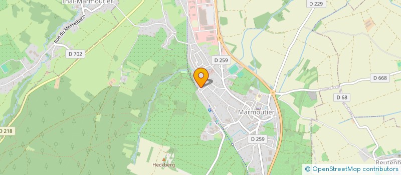 localisation de l'entreprise SCI KIEFFER  MARMOUTIER