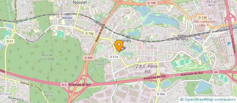 localisation de l'entreprise SCI KIEK à LOGNES