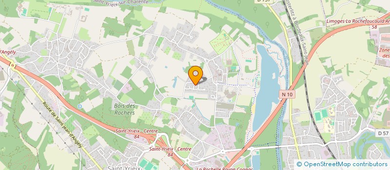 localisation de l'entreprise SCI KIEM à SAINT-YRIEIX-SUR-CHARENTE