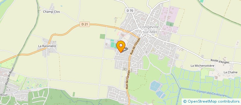 localisation de l'entreprise SCI KIEM  LONGEVILLE-SUR-MER