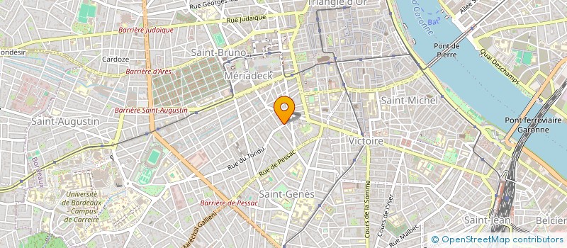 localisation de l'entreprise SCI KIEMAT  BORDEAUX