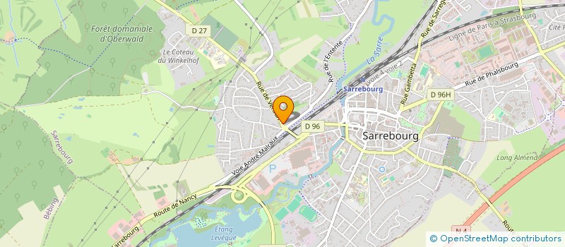 localisation de l'entreprise SCI KIEMEN à SARREBOURG