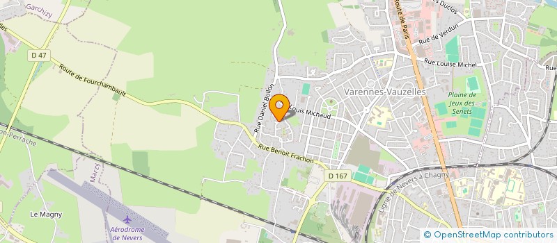 localisation de l'entreprise SCI KIERNICKI  VARENNES-VAUZELLES