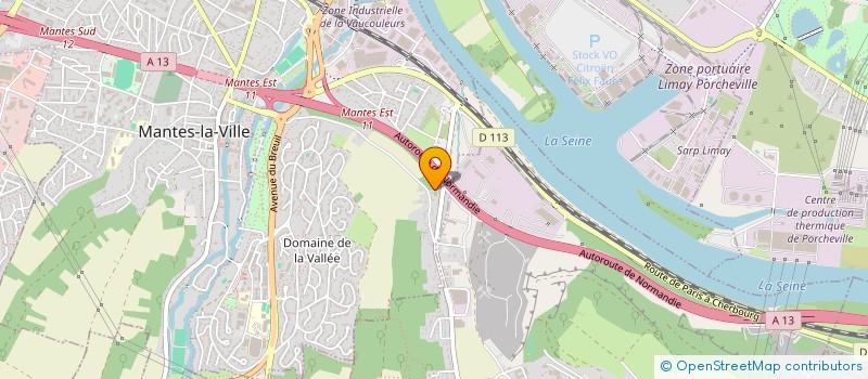 localisation de l'entreprise SCI KIF  MANTES-LA-VILLE