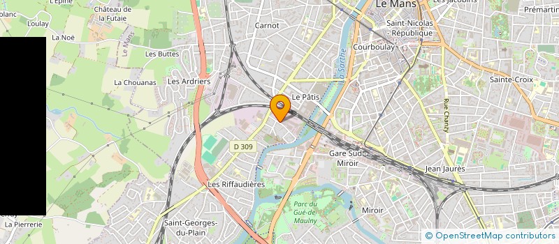 localisation de l'entreprise SCI KIIK  LE MANS