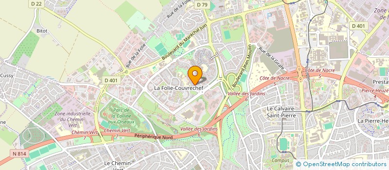 localisation de l'entreprise SCI KIKECO à CAEN