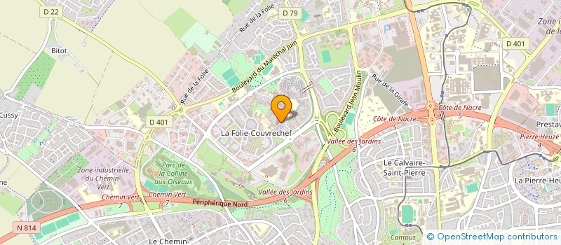 localisation de l'entreprise SCI KIKETOO à CAEN