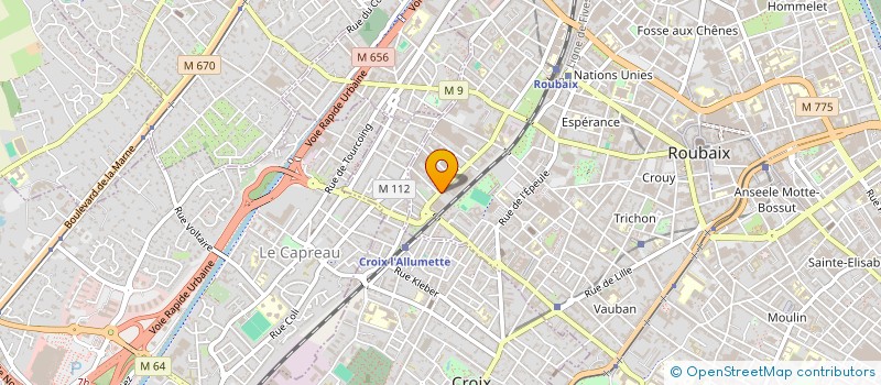 localisation de l'entreprise SCI KIKI  ROUBAIX