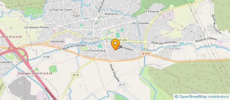 localisation de l'entreprise SCI KIKI ET POPI  PELISSANNE