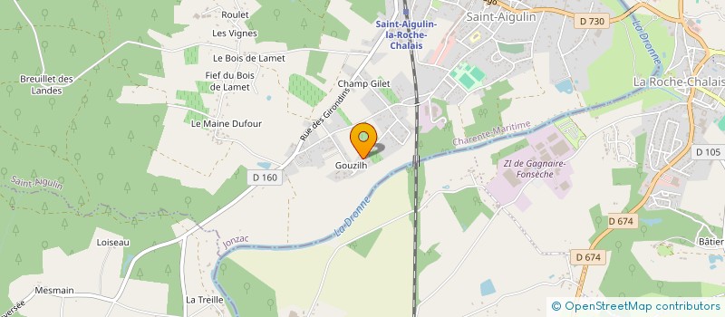 localisation de l'entreprise SCI KIKINENVEUT  SAINT-AIGULIN