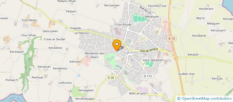 localisation de l'entreprise SCI KIKKO  LANNILIS