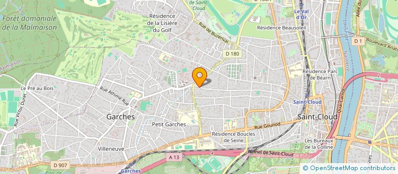 localisation de l'entreprise SCI KIKO à SAINT CLOUD