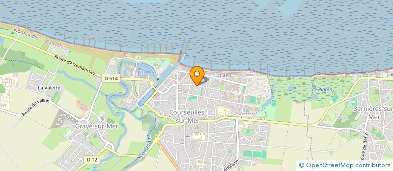 localisation de l'entreprise SCI KIKO à COURSEULLES-SUR-MER