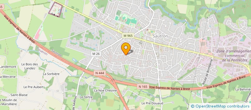 localisation de l'entreprise SCI KIKOUYOU à SAUTRON