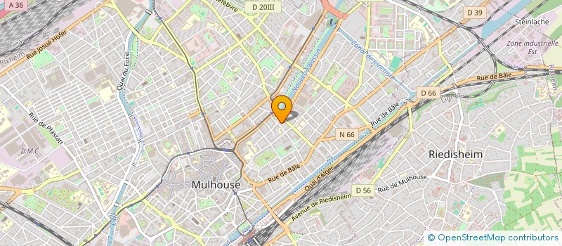 localisation de l'entreprise SCI KILAN  MULHOUSE