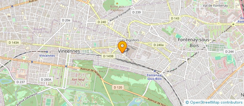 localisation de l'entreprise SCI KILIC à VINCENNES