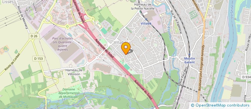 localisation de l'entreprise SCI KILIMANDJARO  VILLABE