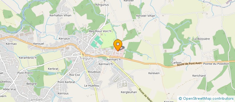 localisation de l'entreprise SCI KILL  TREGUNC